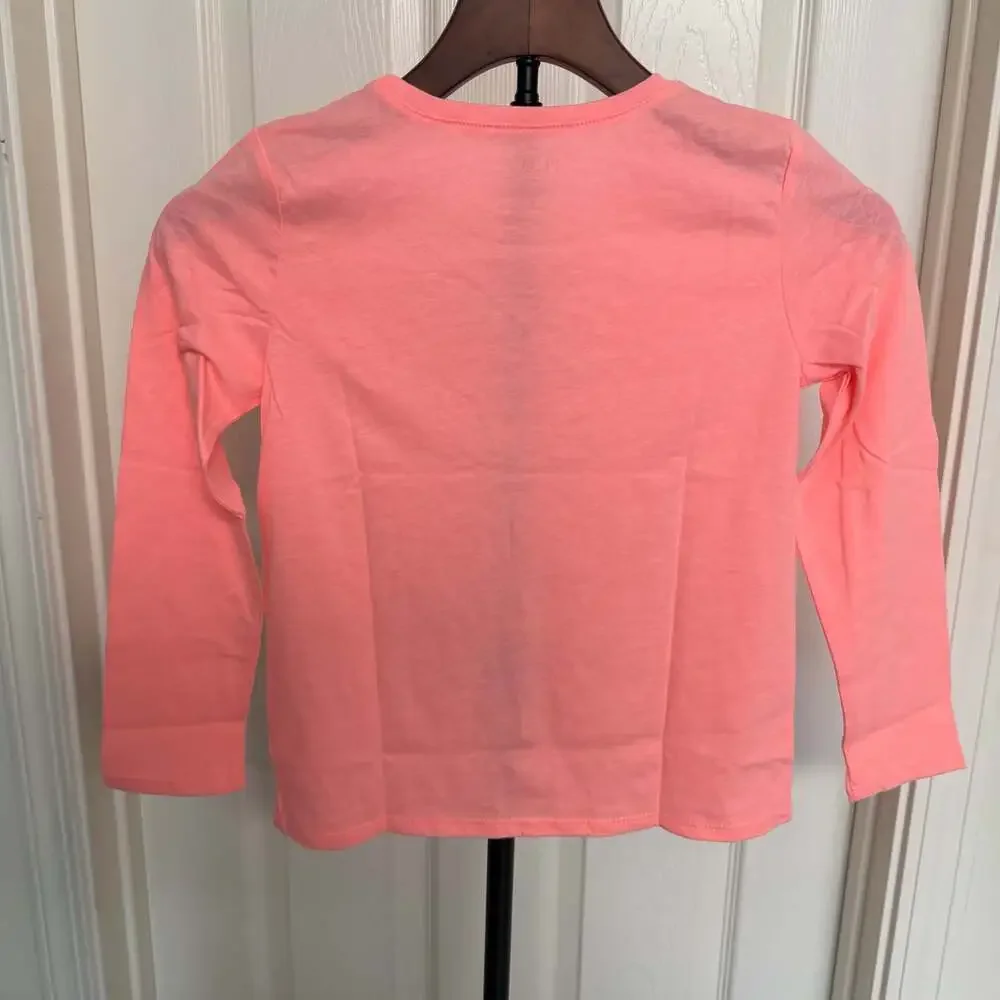 The Children's Place Girls' Long Sleeve  T-Shirt Set (Cat & Girl Pwr) qty 2 0083